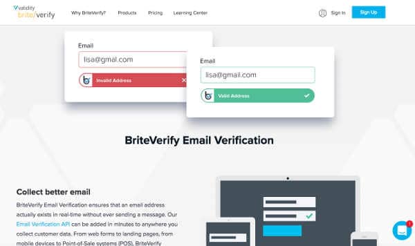 Un tool online per verificare una lista di email