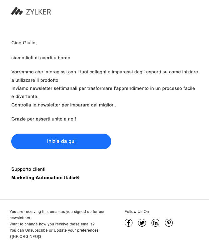 email transazionale
