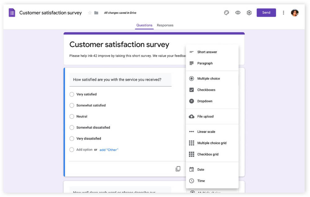 google form