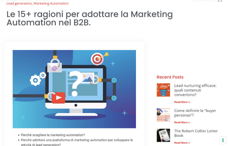 articolo blog vantaggi e benefici