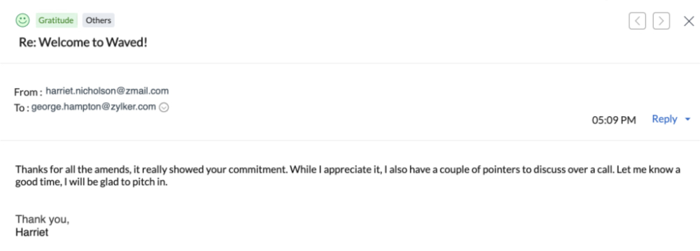 analisi del "sentiment" delle email