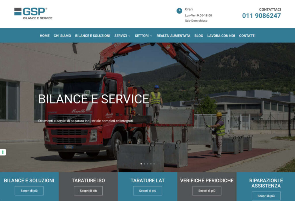 sito GSP Bilance